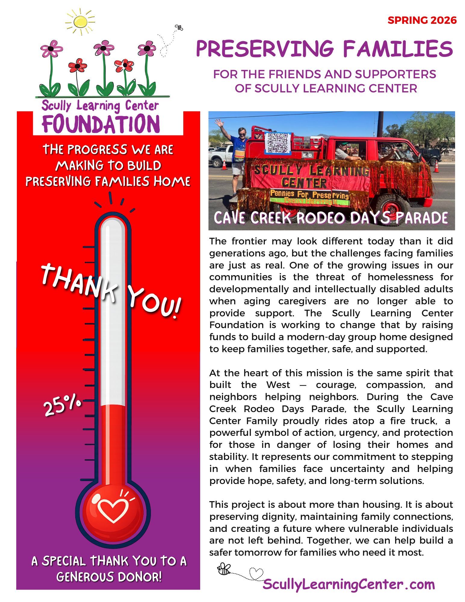 SCULLY LEARNING CENTER SPRING NEWSLETTER